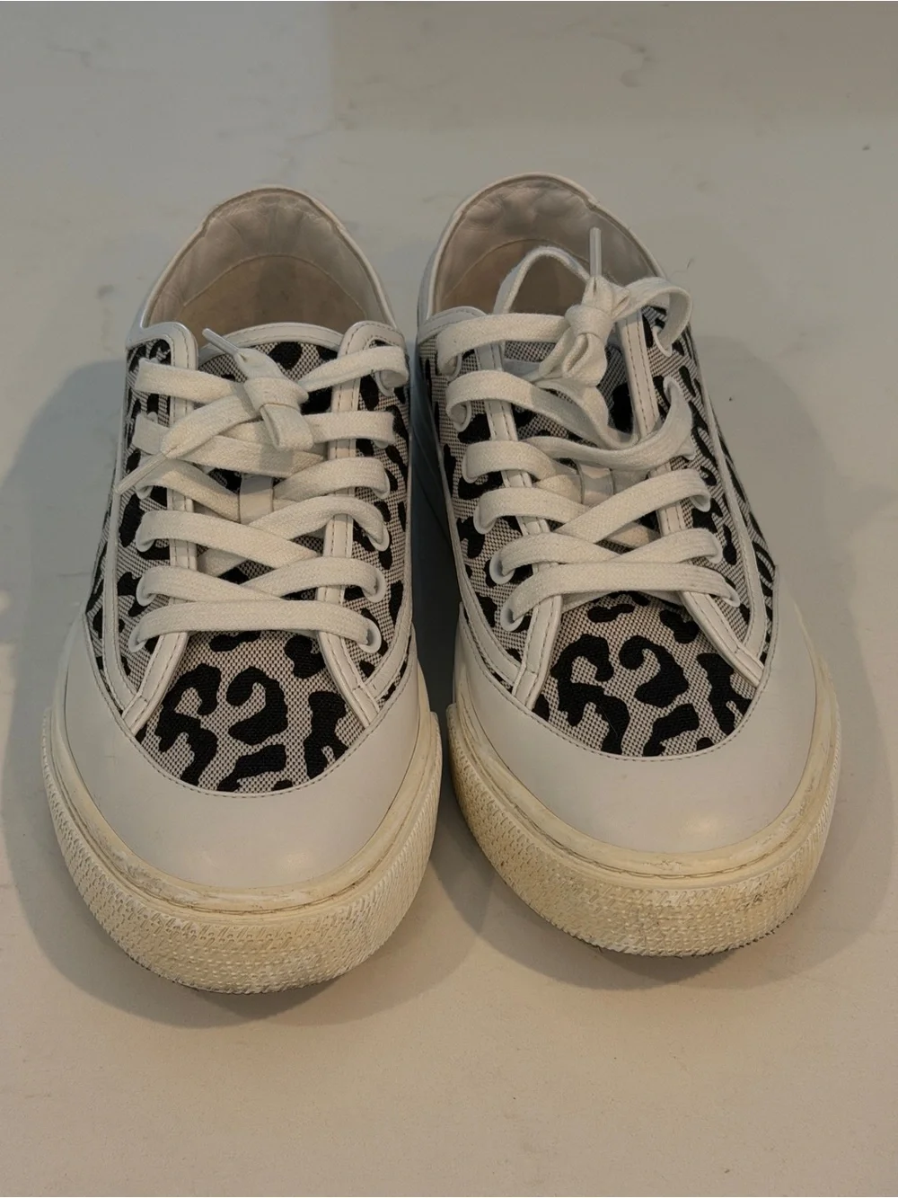 Authentic Hermes Low Top Sneakers 8.5 W (Leopard Print w/ Dust Bags) - Picture 6 of 6